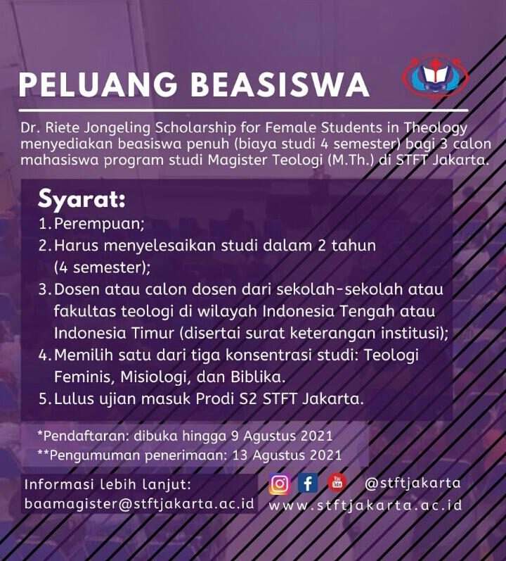 Peluang Beasiswa S-2!