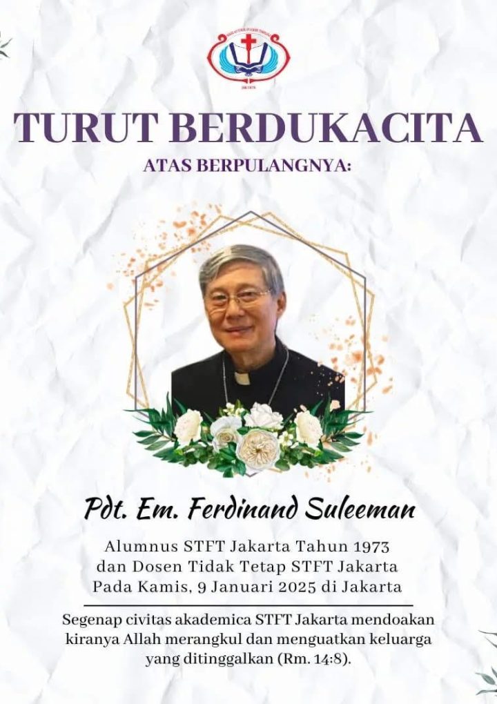 STFT Berduka: Berpulangnya Pdt. Em. Ferdinand Suleeman