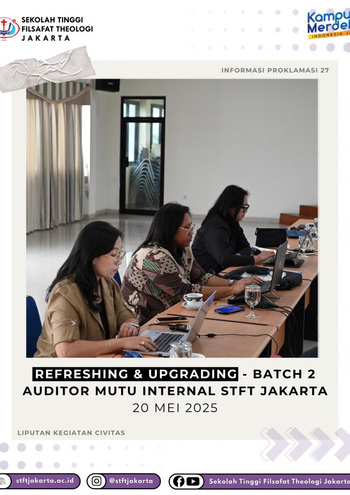 Refreshing & Upgrading – Batch 2 Auditor Mutu Internal STFT Jakarta
